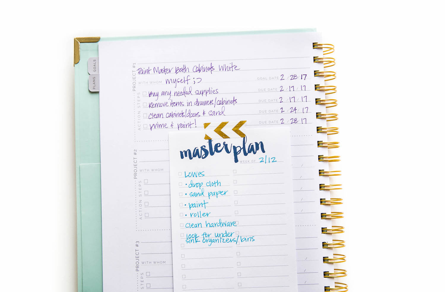 Master Plan Notepad