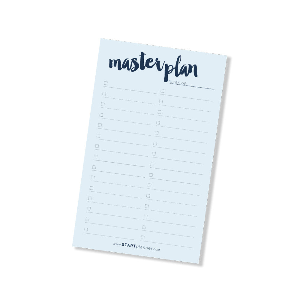 Master Plan Notepad